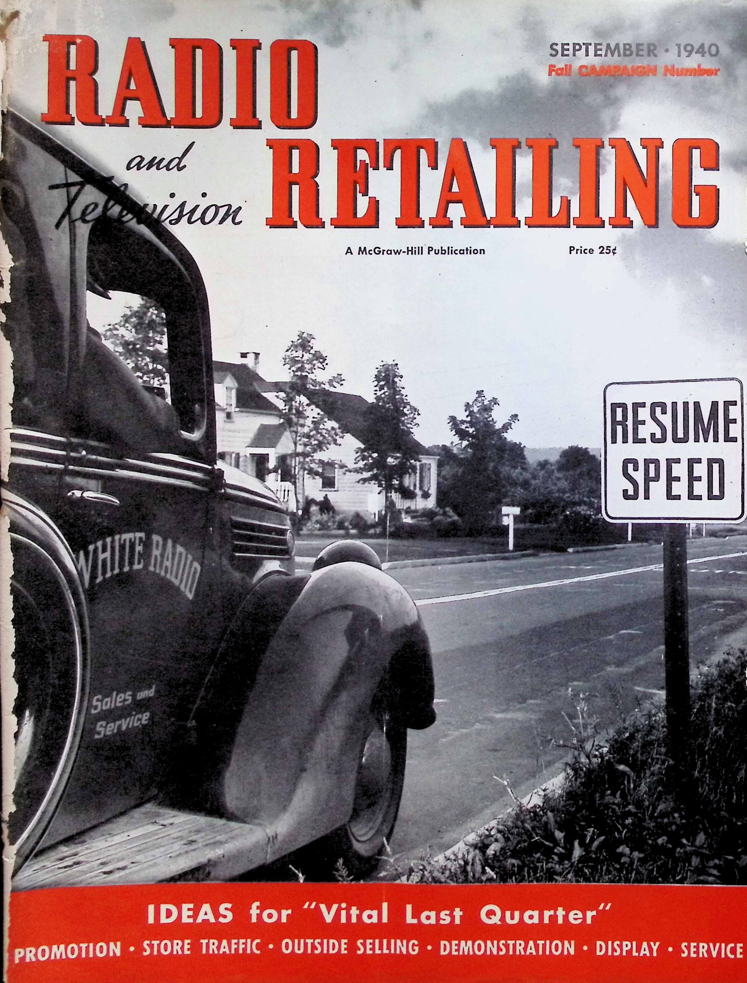 Reteailling Radio Retailing - September 1940 - The Age of Assurance